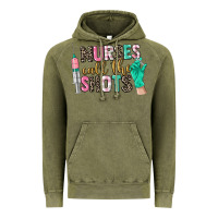 Vintage Olive nurses call the shots Vintage Hoodie - CowGirlArtShop