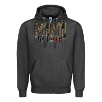 Charcoal Heather mimi of both Zipper Hoodie - RacoonDesign