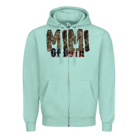Seafoam mimi of both Zipper Hoodie - RacoonDesign