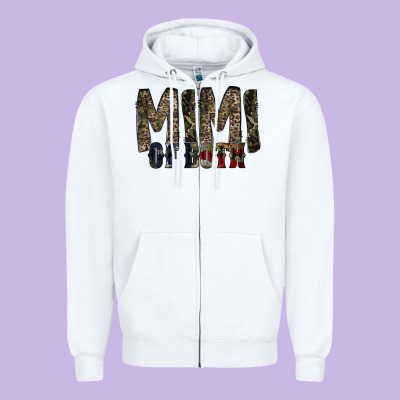 Mimi Of Both Zipper Hoodie Designed By Racoondesign