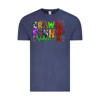 Vintage Denim crawfish season mardi gras carnival Vintage Tee - Jasminsmagicworld