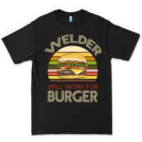 Black Welder Wıll Work For Burger Premium Tee - Bettercallsaul