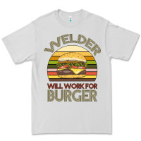 Dove Grey Welder Wıll Work For Burger Premium Tee - Bettercallsaul