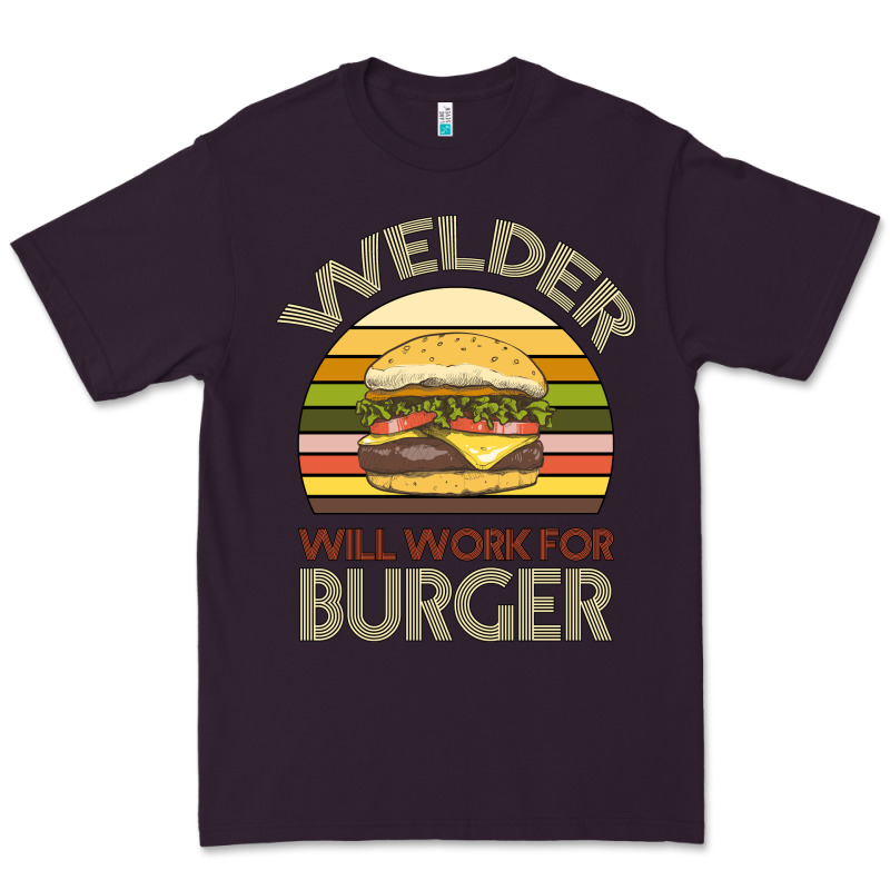 Welder Wıll Work For Burger Premium Tee by Bettercallsaul | Teevron