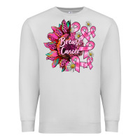 Dove Grey breast cancer sunflower Premium Sweatshirt - BarkalooDesign