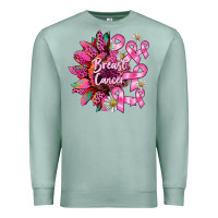 Seafoam breast cancer sunflower Premium Sweatshirt - BarkalooDesign