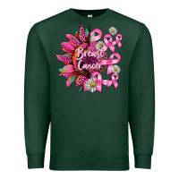 Sports Green breast cancer sunflower Premium Sweatshirt - BarkalooDesign