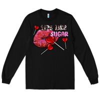 Black lips like sugar olivia Long Sleeve Tee - OliviaCreatesArt