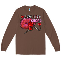 Chestnut lips like sugar olivia Long Sleeve Tee - OliviaCreatesArt