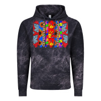 Cloud Black Autism brushstrokes Vintage Hoodie - CowGirlArtShop