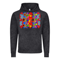 Vintage Black Autism brushstrokes Vintage Hoodie - CowGirlArtShop