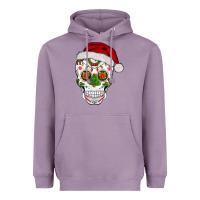 Lavender sugar skull  christmas Heavyweight Hoodie - BarkalooDesign