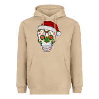 Mushroom sugar skull  christmas Heavyweight Hoodie - BarkalooDesign