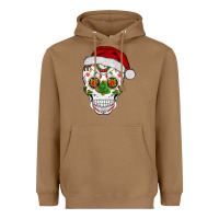 Toasted Coconut sugar skull  christmas Heavyweight Hoodie - BarkalooDesign