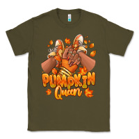 Army Green Pumpkin queen Fall black girl sneakers Classic Tee - RanaPortraitStore