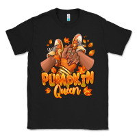 Black Pumpkin queen Fall black girl sneakers Classic Tee - RanaPortraitStore