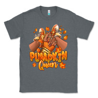 Charcoal Heather Pumpkin queen Fall black girl sneakers Classic Tee - RanaPortraitStore