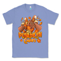 Colony Blue Pumpkin queen Fall black girl sneakers Classic Tee - RanaPortraitStore