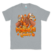 Heather Grey Pumpkin queen Fall black girl sneakers Classic Tee - RanaPortraitStore