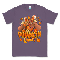 Lavender Pumpkin queen Fall black girl sneakers Classic Tee - RanaPortraitStore