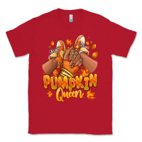 Red Pumpkin queen Fall black girl sneakers Classic Tee - RanaPortraitStore