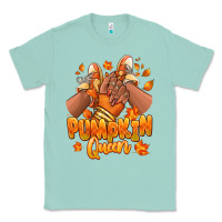 Seafoam Pumpkin queen Fall black girl sneakers Classic Tee - RanaPortraitStore
