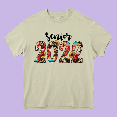 Senior 2022 Western Heavy Core Tee Designed By Jahusdesignshop