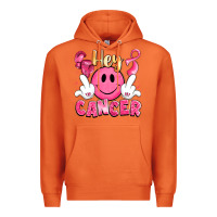 Carrot hey cancer with middle fingers Premium Hoodie - LillyAllenDesigns