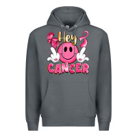 Rock hey cancer with middle fingers Premium Hoodie - LillyAllenDesigns