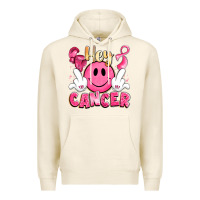 Tofu hey cancer with middle fingers Premium Hoodie - LillyAllenDesigns