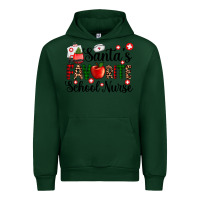 Forest Green santa's favorite  school nurse Urban Hoodie - AdoDesignShop