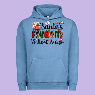 Santa's Favorite  School Nurse Urban Hoodie Designed By Adodesignshop