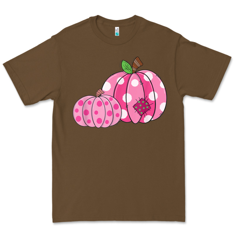 Halloween Fall Pink Pumpkin Premium Tee by trangStudio | Teevron