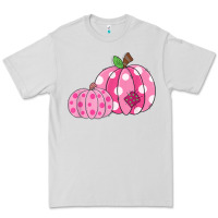 Dove Grey halloween fall pink pumpkin Premium Tee - trangStudio