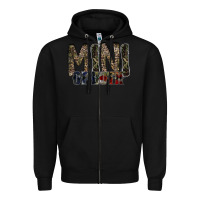 Black mini of both Zipper Hoodie - RacoonDesign