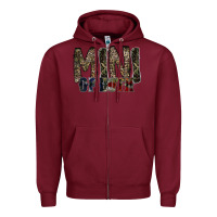 Burgundy mini of both Zipper Hoodie - RacoonDesign