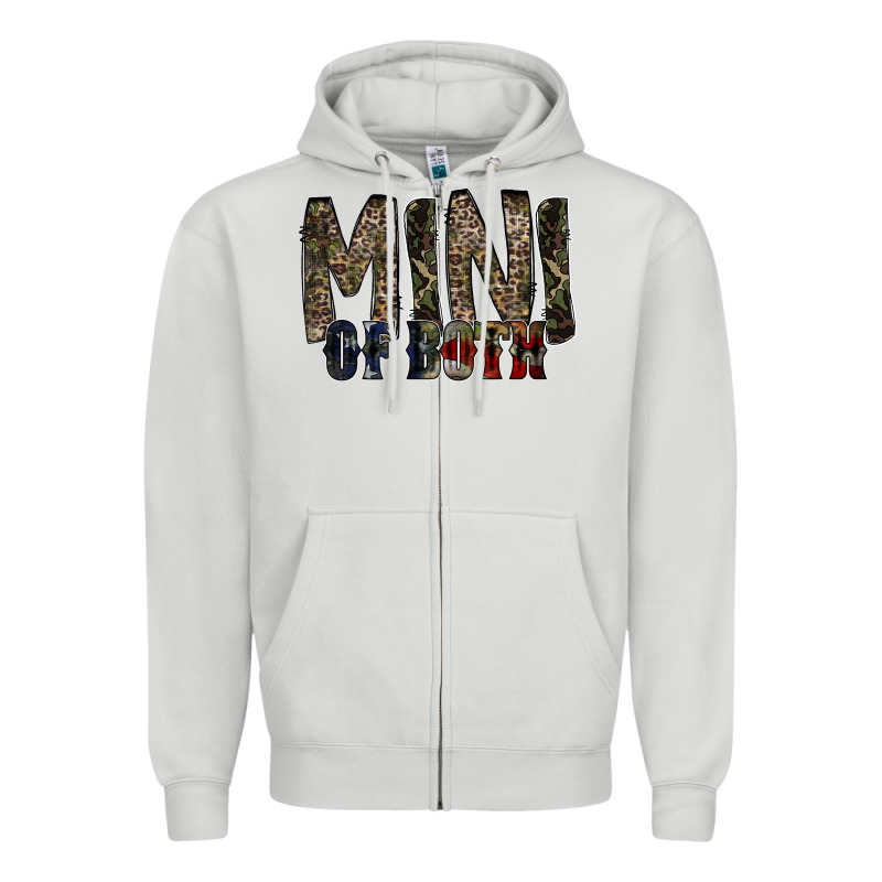 Mini Of Both Zipper Hoodie by RacoonDesign | Teevron