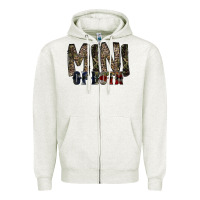 Oatmeal Heather mini of both Zipper Hoodie - RacoonDesign