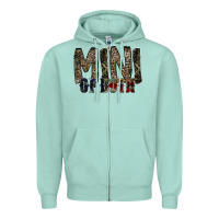 Seafoam mini of both Zipper Hoodie - RacoonDesign