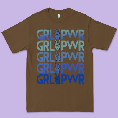 Girl Power Peace Premium Tee Designed By Bettercallsaul