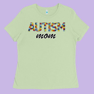 Autism Mom Ladies Tee Designed By Bettercallsaul
