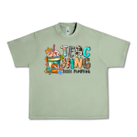 Oil Green teaching little pumpkins Urban Heavy Tee - CowGirlArtShop