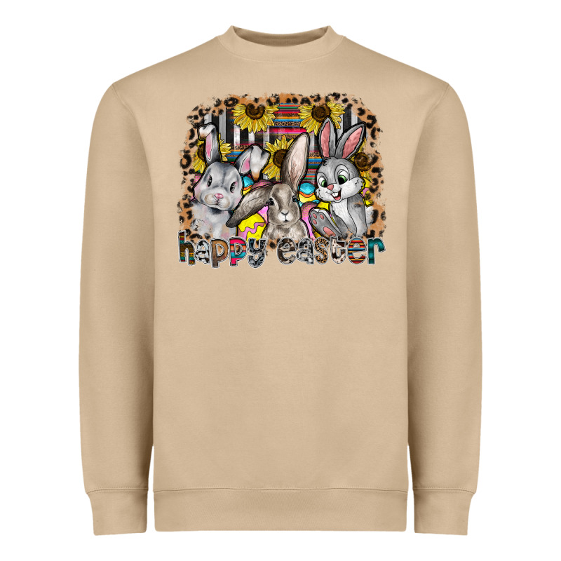 Happy Easter Heavyweight Sweatshirt by CowhideDigitalArt | Teevron