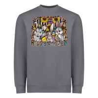 Storm Happy Easter Heavyweight Sweatshirt - CowhideDigitalArt