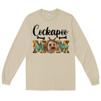 Mushroom cockapoo mom western Long Sleeve Tee - RanaPortraitStore