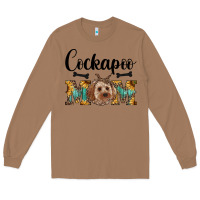 Toasted Coconut cockapoo mom western Long Sleeve Tee - RanaPortraitStore