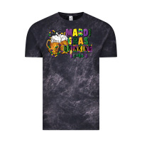 Cloud Black mardi gras drinking team 12 inches 300 dpi Vintage Tee - CowGirlArtShop