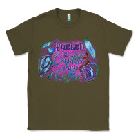 Army Green Fueled by crystals and coffee halloween Classic Tee - NancyCooperArtShop