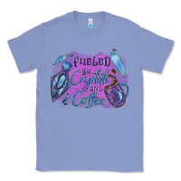 Colony Blue Fueled by crystals and coffee halloween Classic Tee - NancyCooperArtShop