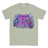 Matcha Fueled by crystals and coffee halloween Classic Tee - NancyCooperArtShop